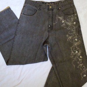 South Pole Jeans- Stonewashed, Detailed. Size 36